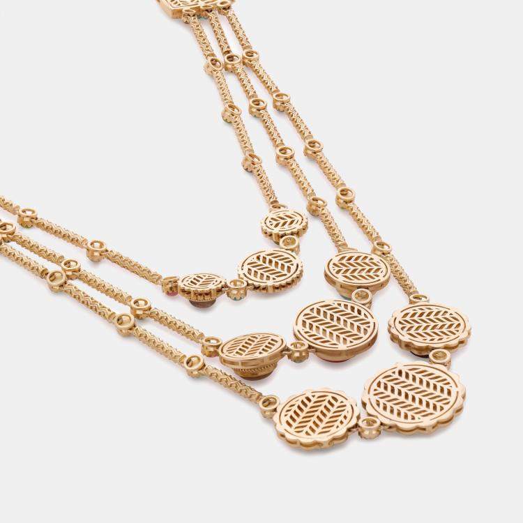 Pre Owned Aulerth x JJ Valaya Azra Multi starnd Necklace