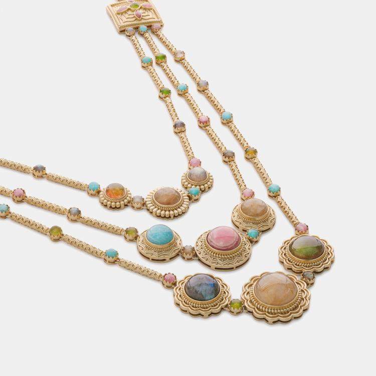 Pre Owned Aulerth x JJ Valaya Azra Multi starnd Necklace