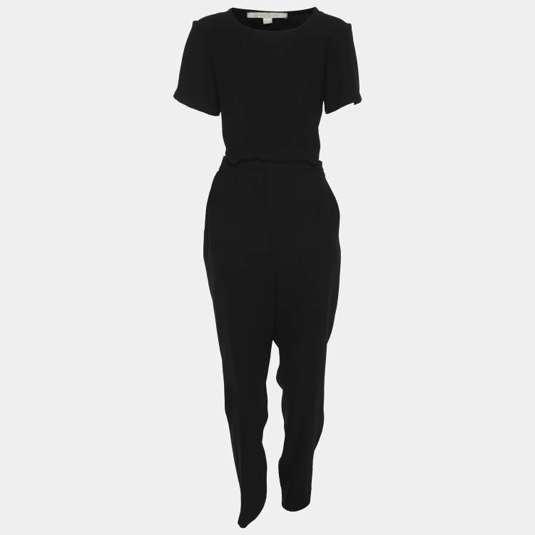 Pre Owned Jonathan Simkhai Black Spandex Jumpsuit S
