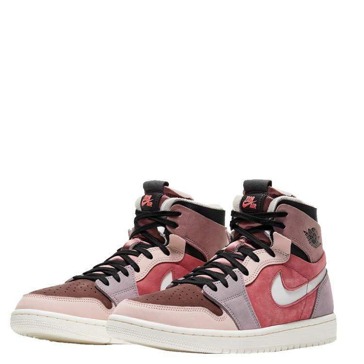Pre Owned Adidas WMNS Jordan 1 High CMFT Canyon Rust Sneakers Size US 7W (EU 38)