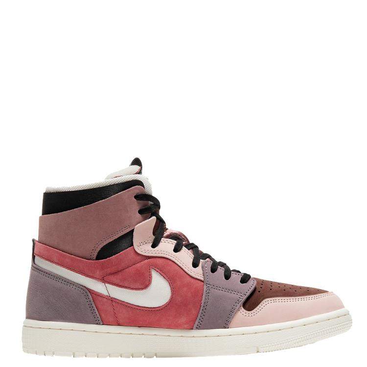 Pre Owned Adidas WMNS Jordan 1 High CMFT Canyon Rust Sneakers Size US 7W (EU 38)