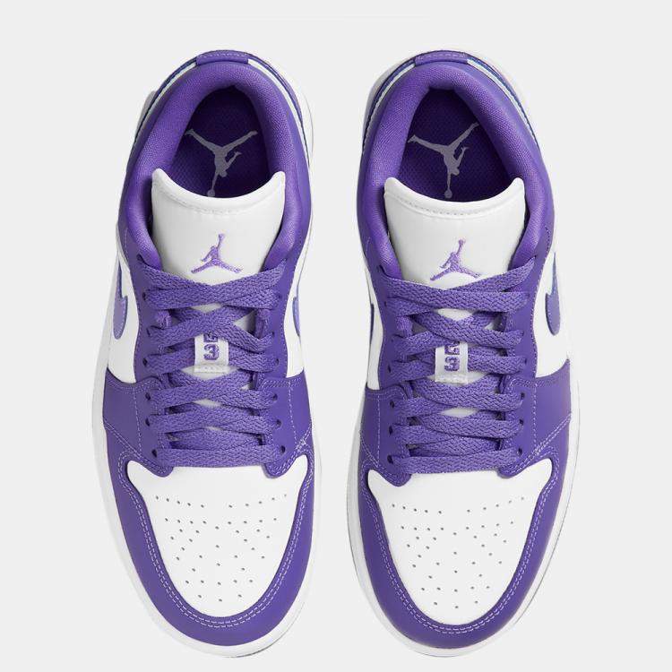 Pre Owned WMNS Jordan 1 Low Psychic Purple Sneakers Size US 6.5W (EU 37.5)