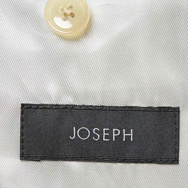 Pre Owned Joseph Blue Wool & Cashmere Mid Length Coat M