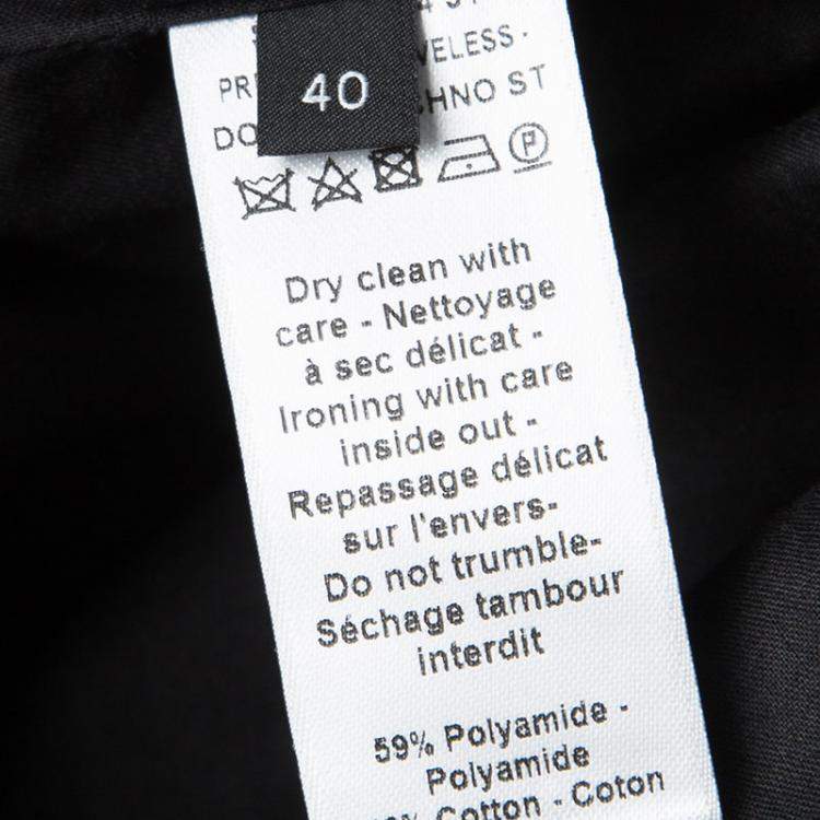 Pre Owned Joseph Tricolor Zip Detail Preston Sleeveless Long Coat M