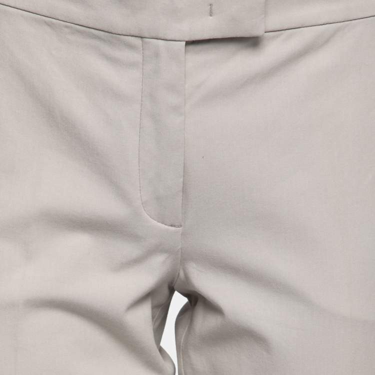 Pre Owned Joseph Beige Cotton Stretch Finely Trousers M