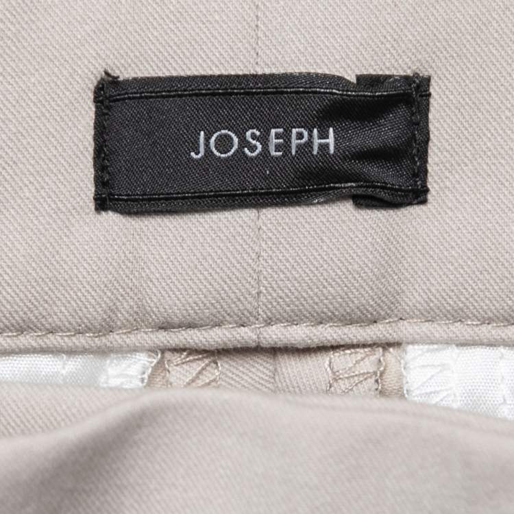 Pre Owned Joseph Beige Cotton Stretch Finely Trousers M