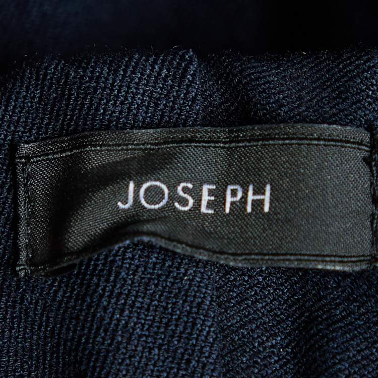 Pre Owned Joseph Navy Blue Stretch-Gabardine New Jodhpur Leggings M