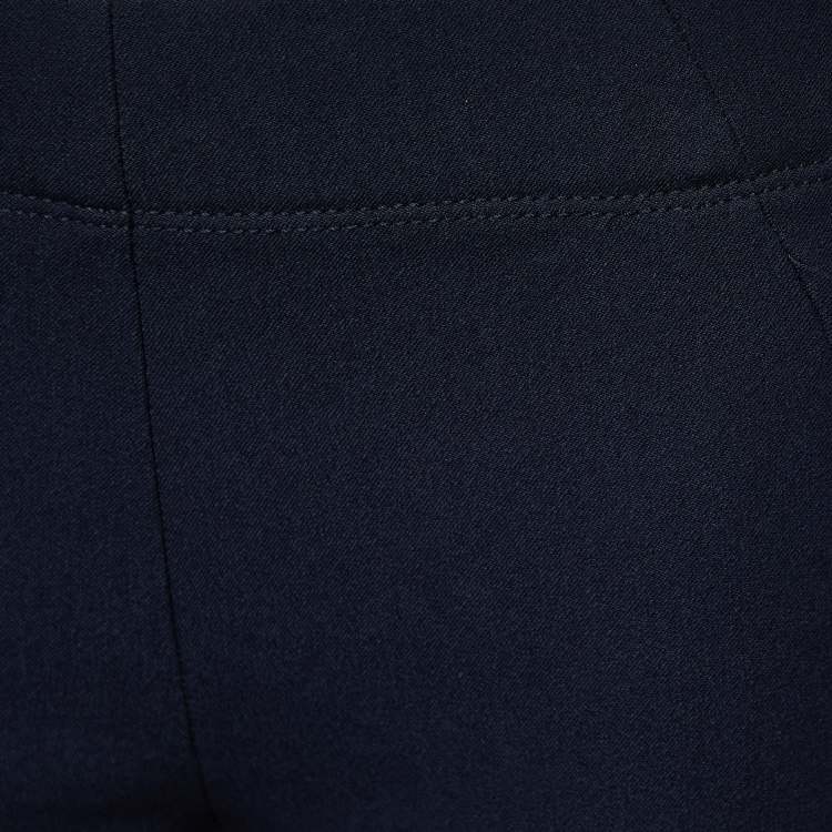 Pre Owned Joseph Navy Blue Stretch-Gabardine New Jodhpur Leggings M