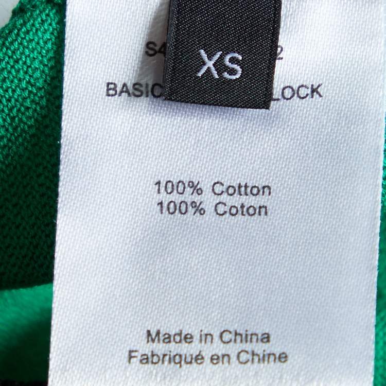 Pre Owned Joseph Color Block Cotton Knit Lightweight Sweater XS