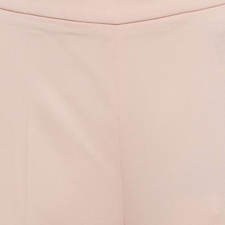 Pre Owned Joseph Pink Comfort Cady Cavendish Straight Fit Pants M