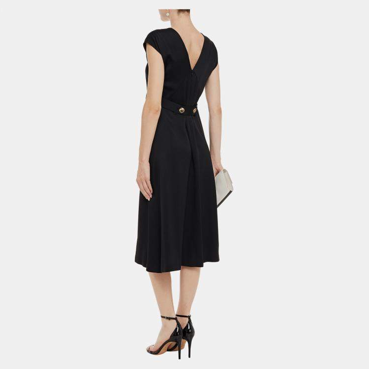 Pre Owned Joseph Viscose Midi Dress 42