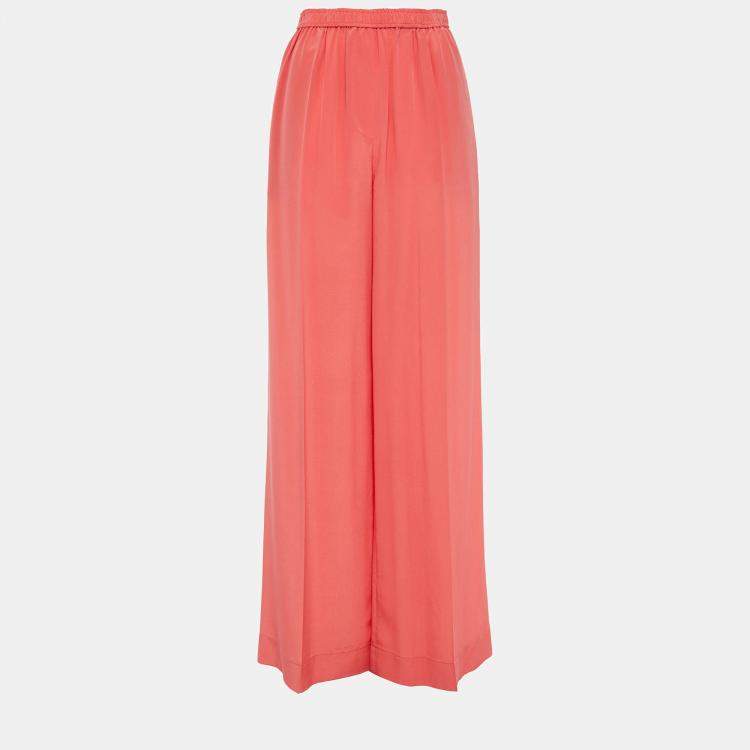 Pre Owned Joseph Silk Wide Leg Pants 38