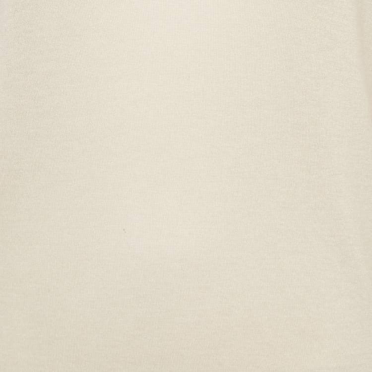 Pre Owned Joseph Pink Cashmere Knit V-Neck Sweater S