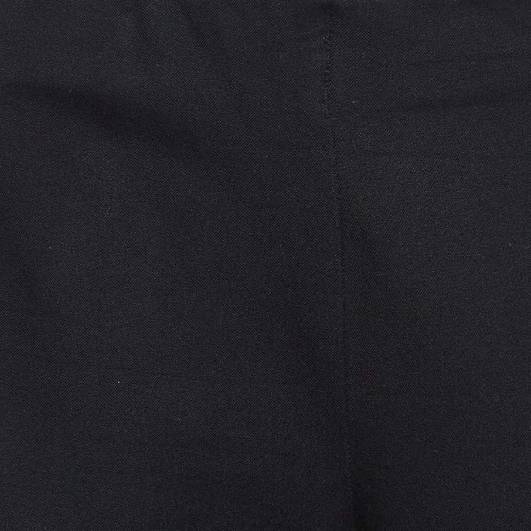 Pre Owned Joseph Black Stretch Gabardine Ankle Length Pants M