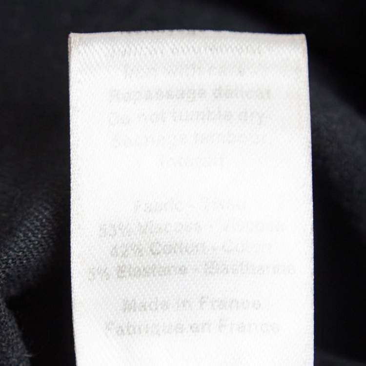 Pre Owned Joseph Black Stretch Gabardine Ankle Length Pants M