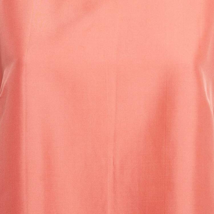 Pre Owned Joseph Pink Silk Sleeveless Top L
