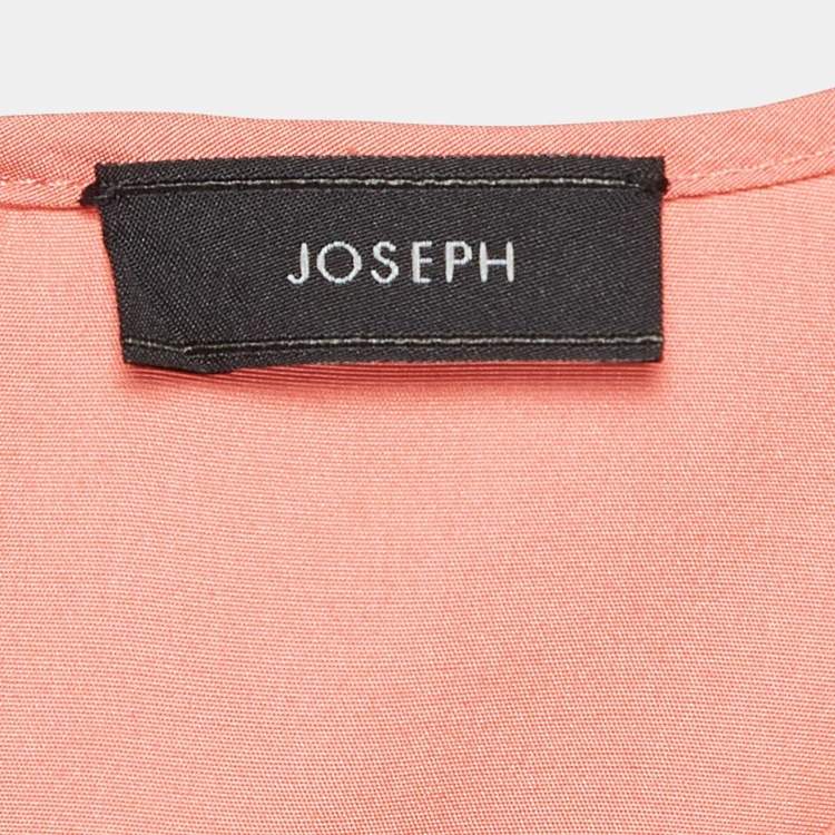 Pre Owned Joseph Pink Silk Sleeveless Top L