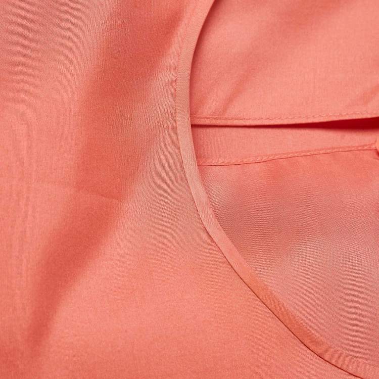 Pre Owned Joseph Pink Silk Sleeveless Top L