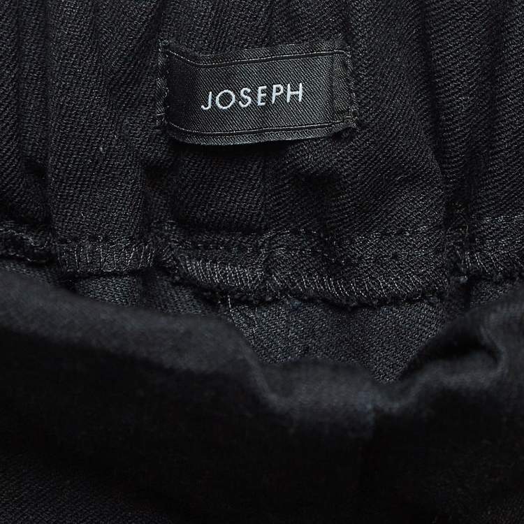 Pre Owned Joseph Nitro Black Stretch Gabardine Pants M 
