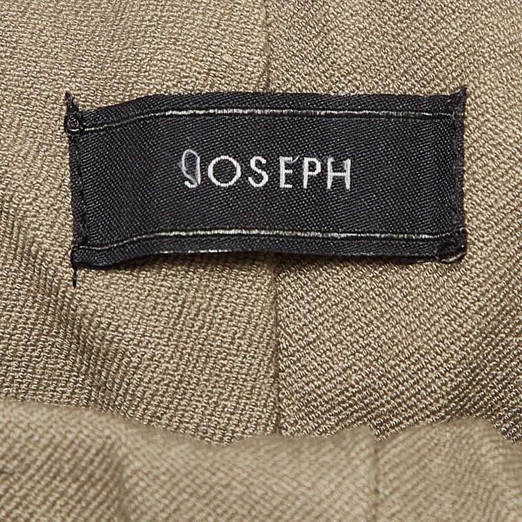 Pre Owned Joseph Green Stretch Gabardine Leggings M