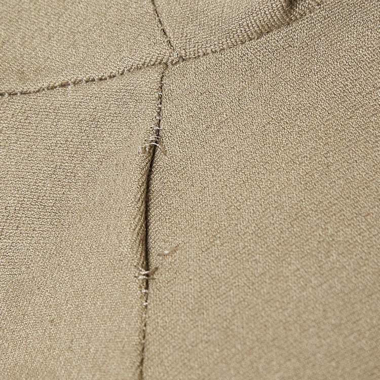 Pre Owned Joseph Green Stretch Gabardine Leggings M