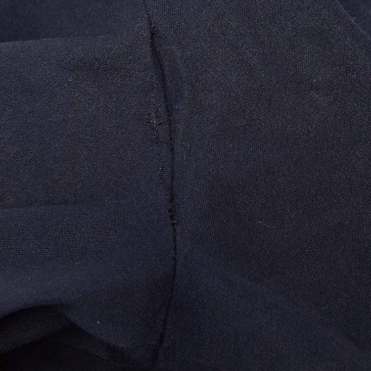Pre Owned Joseph Navy Blue Stretch Gabardine Leggings M