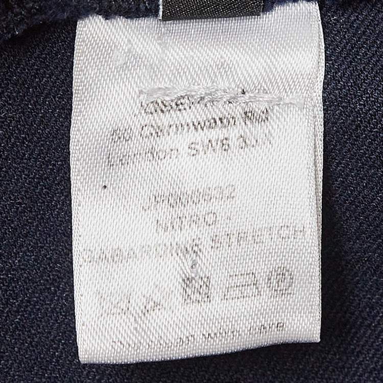Pre Owned Joseph Navy Blue Stretch Gabardine Leggings M