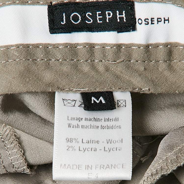 Pre Owned Joseph Grey Wool Formal Trousers M