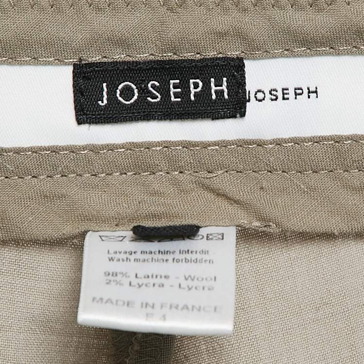 Pre Owned Joseph Grey Wool Formal Trousers M