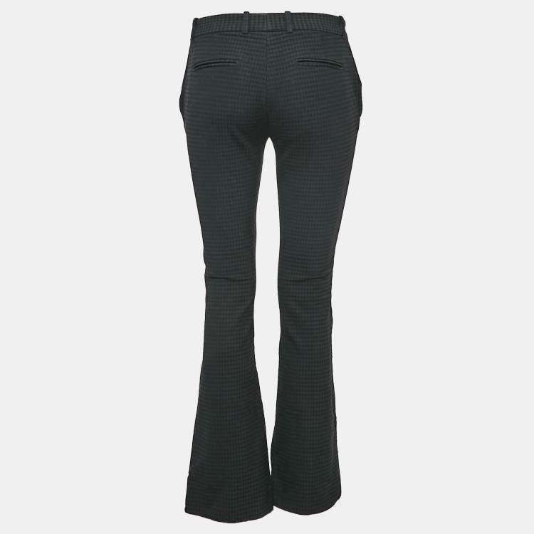 Pre Owned Joseph Black Diamond Stretch Gabardine New Rocket Trousers S
