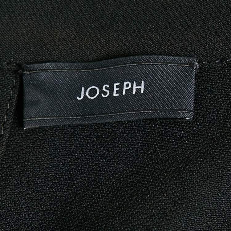 Pre Owned Joseph Black Viscose Cady Sleeveless Baxter Top M