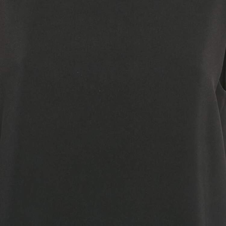 Pre Owned Joseph Black Viscose Cady Sleeveless Baxter Top M