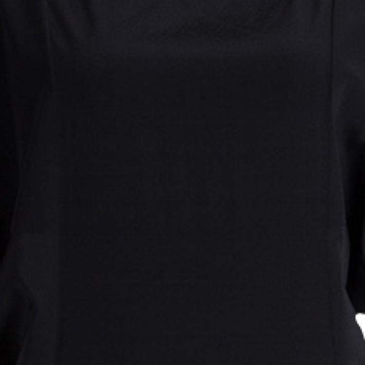 مملوكة مسبقًا Joseph Black Silk Short Raglan Sleeve Shift Dress M