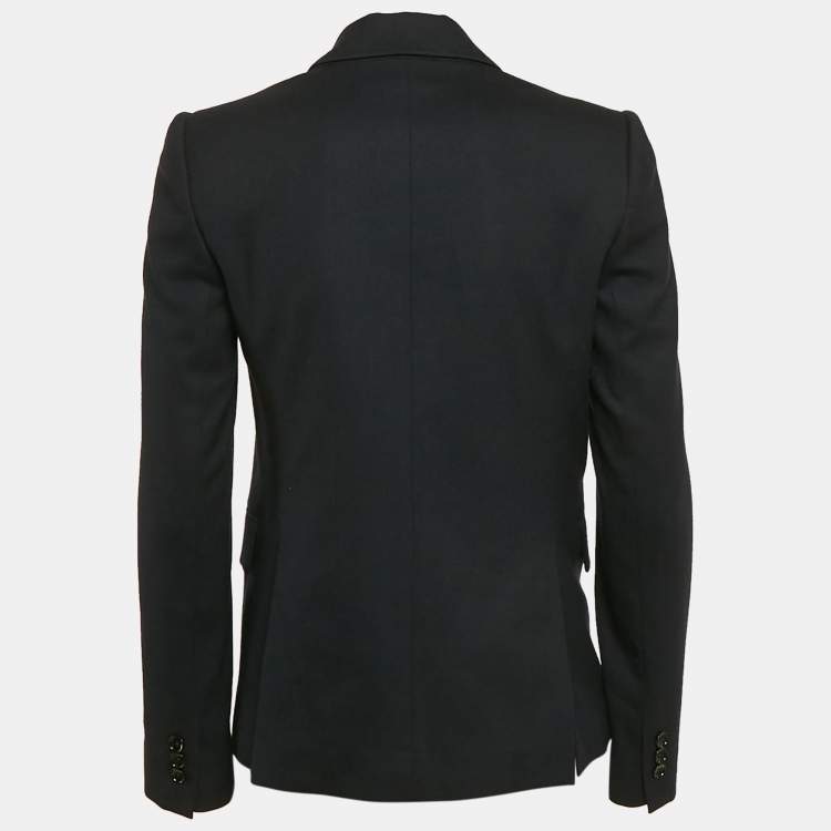 Pre Owned Joseph Navy Blue Wool Single Breasted Blazer S