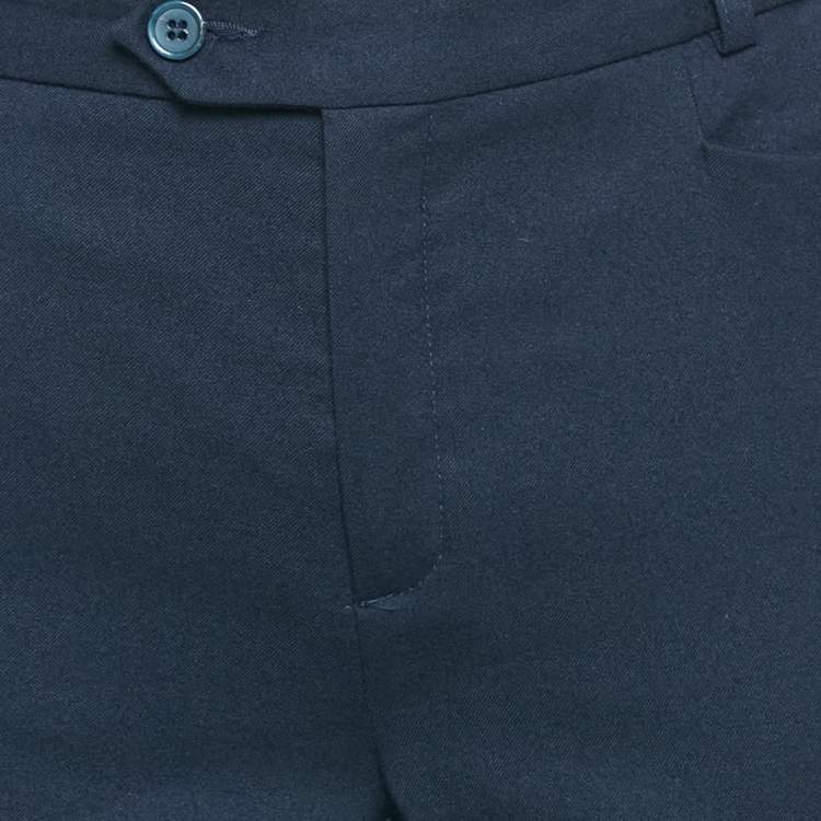 Pre Owned Joseph Navy Blue Wool Pants M