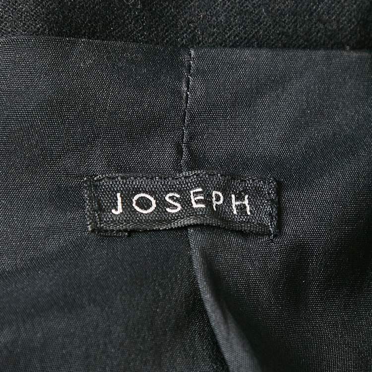 Pre Owned Joseph Black Wool Single Breasted Blazer S