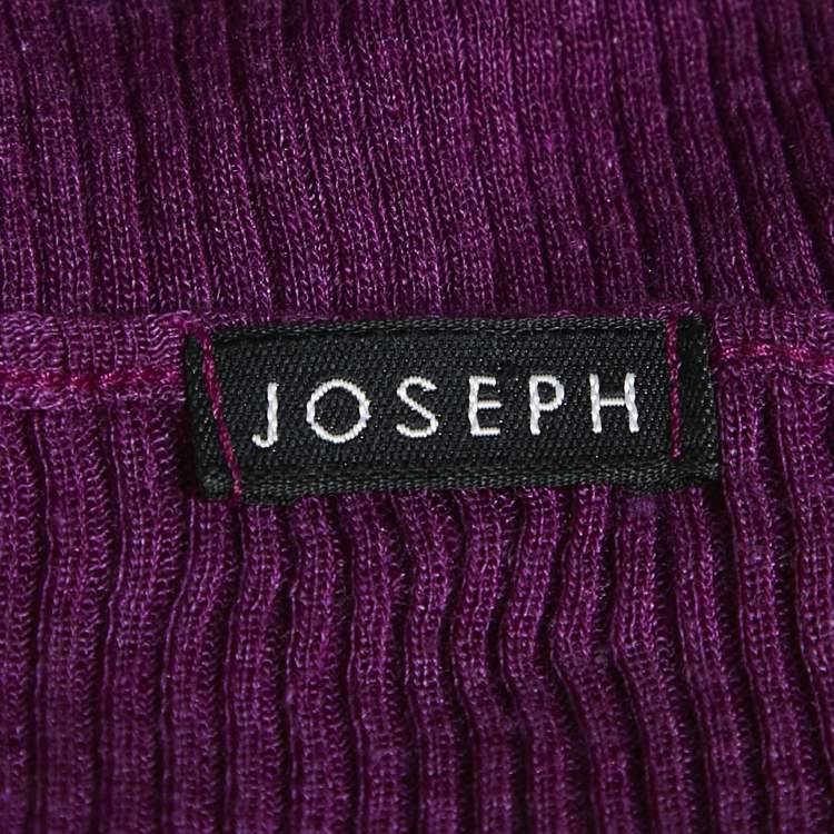 Pre Owned Joseph Purple Wool Blend Knit Camisole ONE SIZE 