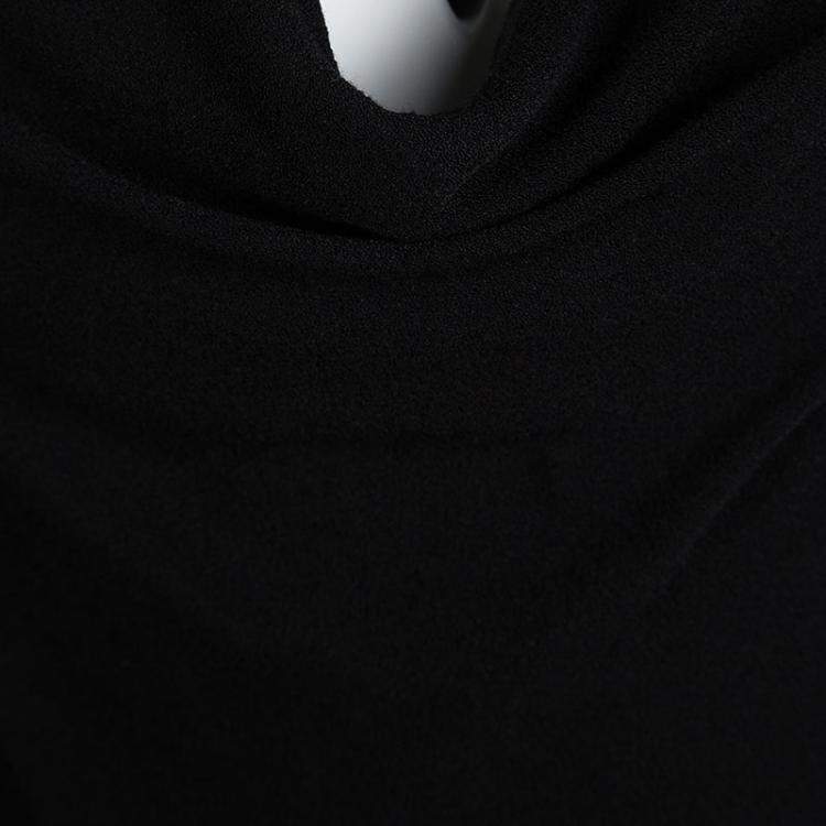Pre Owned Joseph Black Crepe Cross Back Sleeveless Naomi Dress L