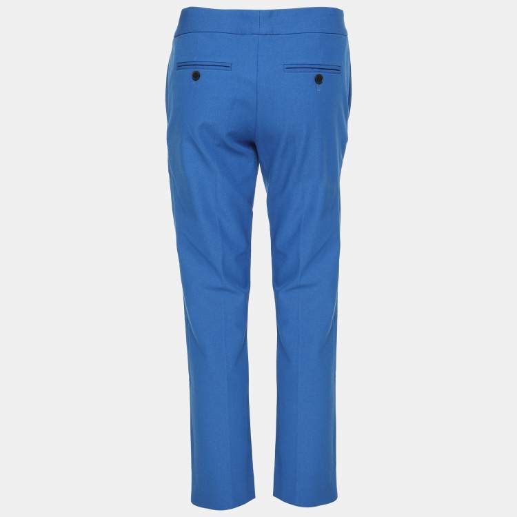Pre Owned Joseph Blue Viscose Blend Chino Pants S