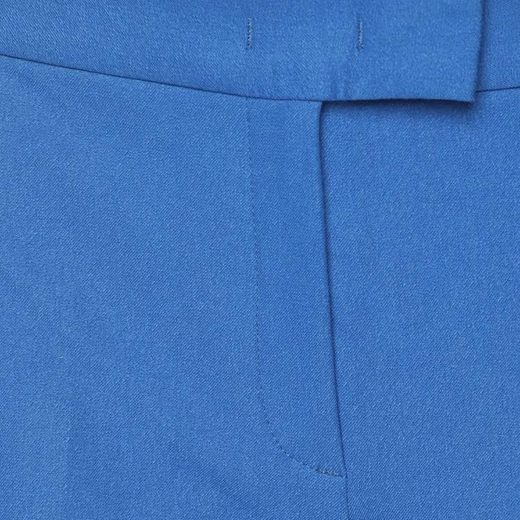 Pre Owned Joseph Blue Viscose Blend Chino Pants S