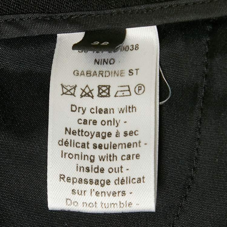 Pre Owned Joseph Black Gabardine Nino Trousers M