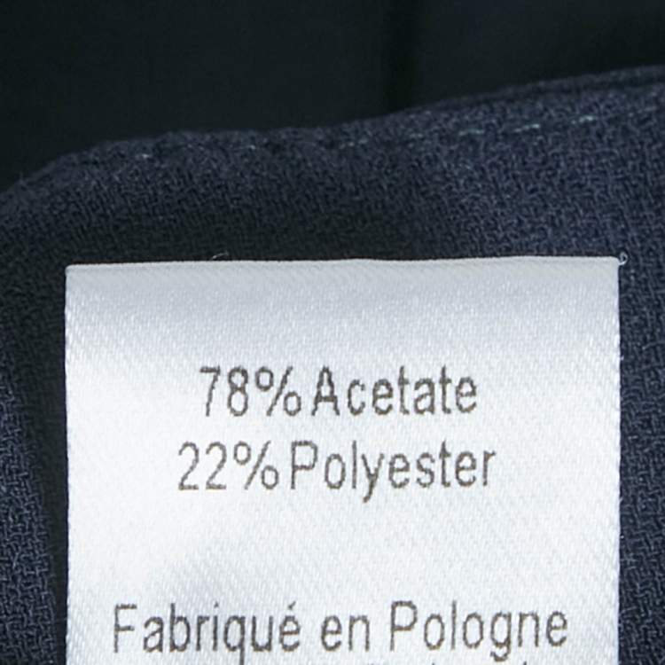 Pre Owned Joseph Navy Blue Stretch Crepe Ben Trousers M