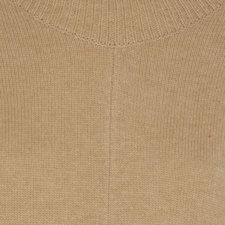 Pre Owned Joseph Brown Wool Knit Vivian Midi Dress S