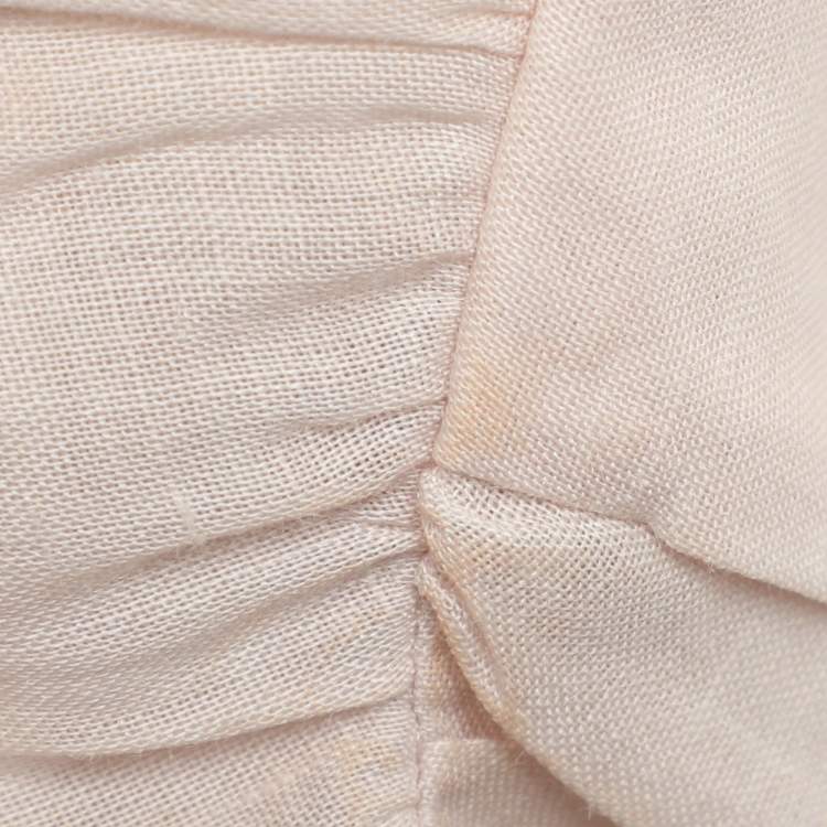 Pre Owned Joseph Beige Ramie Top S