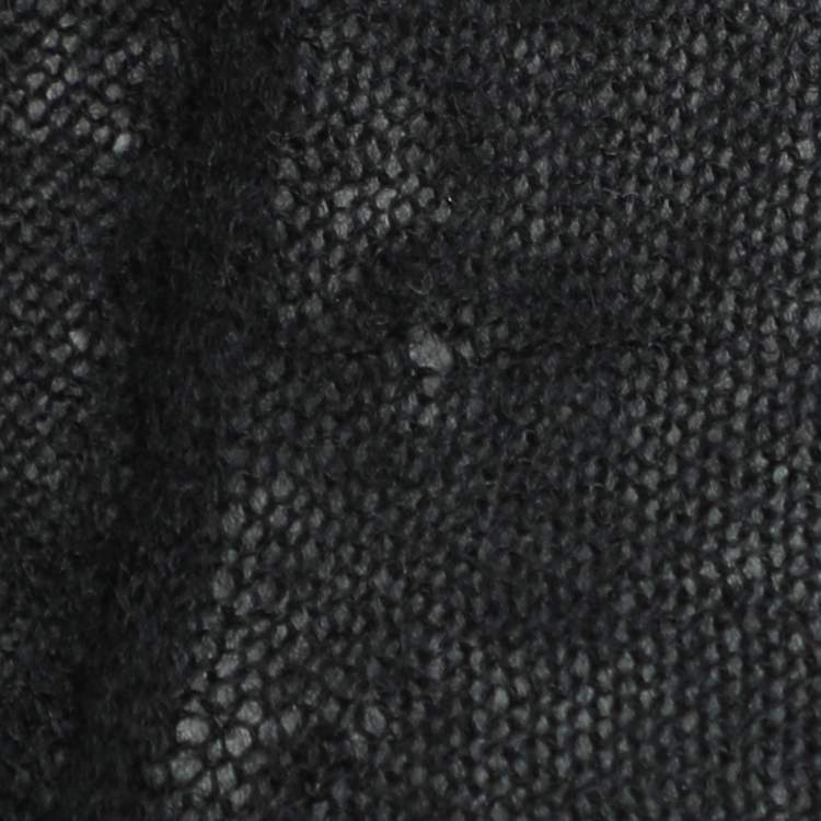 Pre Owned Joseph Black Cashmere Knit Button Front Sweater S