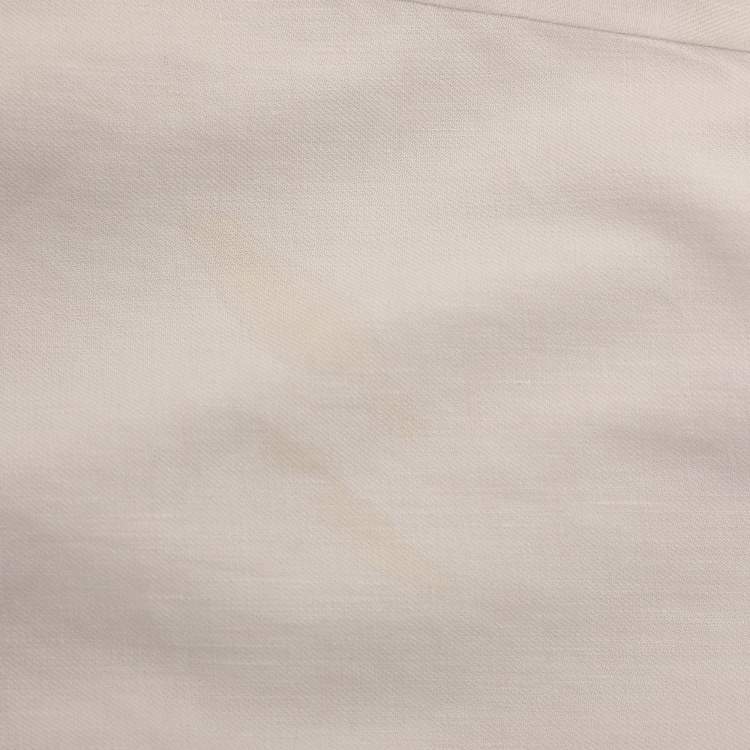 Pre Owned Joseph Beige Linen Blend Midi Skirt S