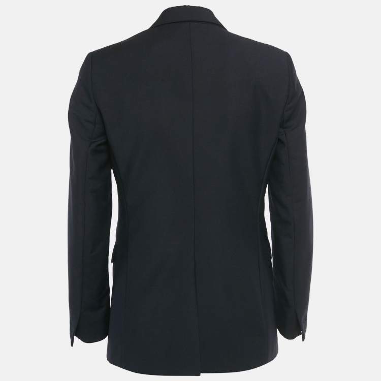 Pre Owned Joseph Midnight Blue Wool Single Breasted Tuxedo Jacket S