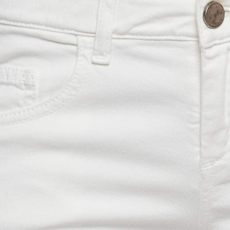 Pre Owned Joseph White Denim Erevan Jeans M Waist 29"