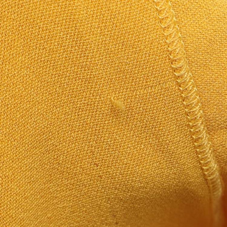 Pre Owned Joseph Yellow Crepe Todd Cady Tops S
