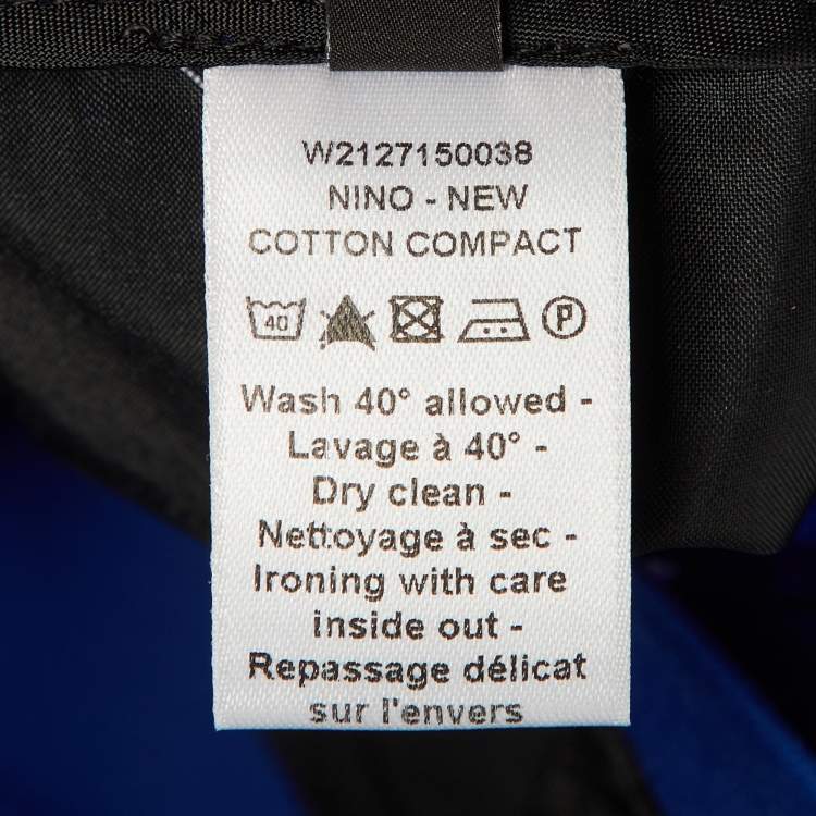 Pre Owned Joseph Blue Cotton Blend Slim Fit Trousers M